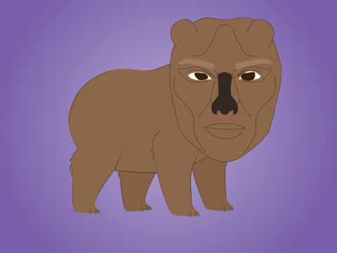 Bear with perfect face filter remix