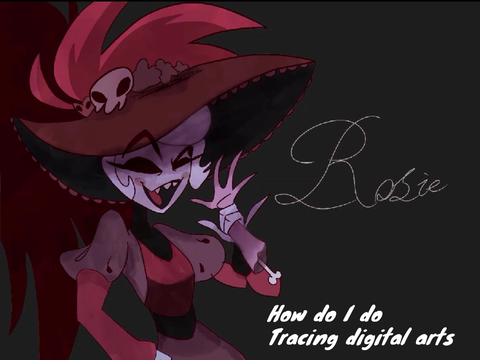 How I do digital tracing arts