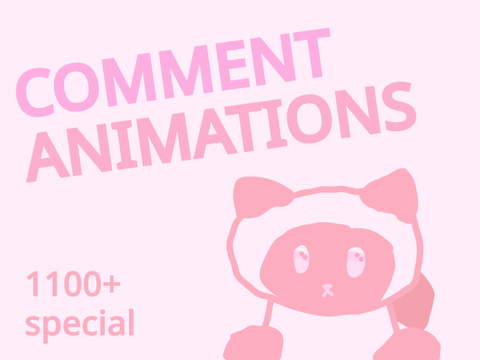 1100+ Comment Animations