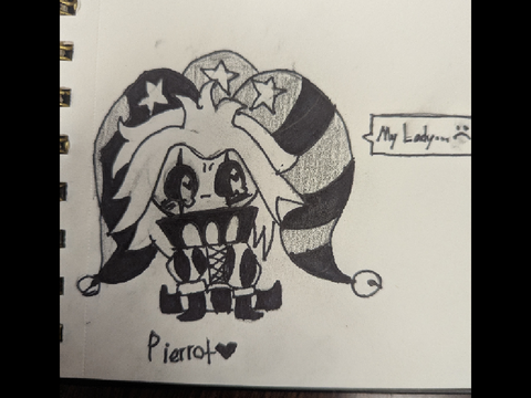 Small Pierrot doodle