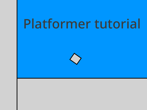Platformer tutorial