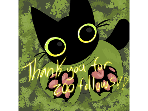 TYSM FOR 200!