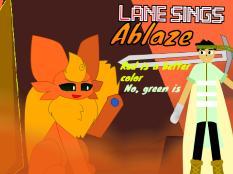 Lane sings Ablaze