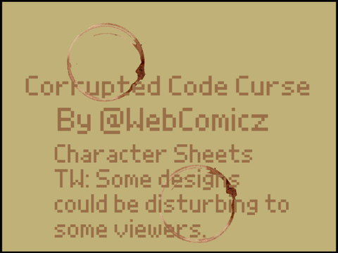 Corrupted Code Curse ~ Forsaken Infection AU ~ Character Refs (MCs)