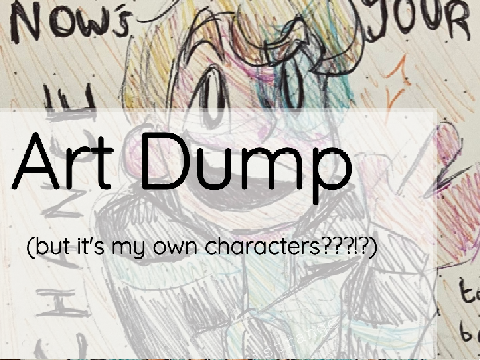 WHATT I DRAW MY OWN CHARACTERS HOLY MACKEREL