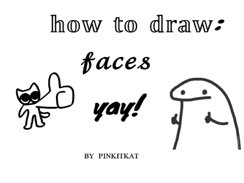 How to draw a face for noobs (UPDATED VER) 