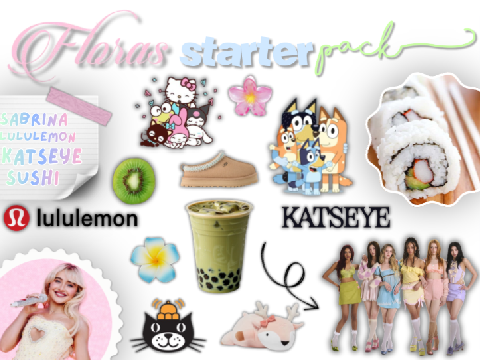 ♡⠀︵⠀ƒloɼᥲ'ꮪ starter pack ᄊ