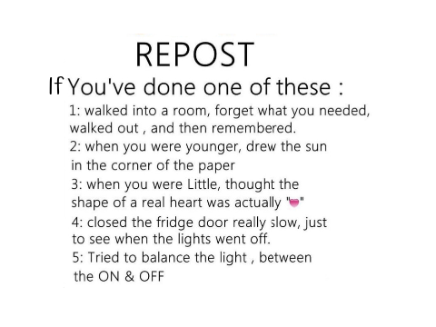 Repost if you’ve done these remix remix remix remix [reposted] remix remix remix remix