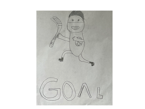 David Pastrnak goal! #art #hockey #bruins