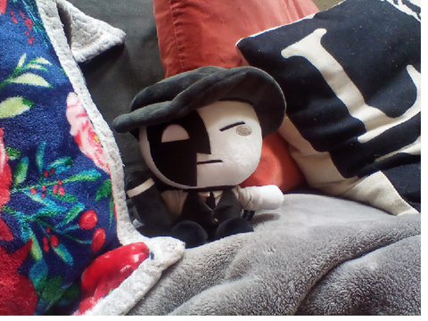 he's here...