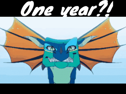 1 YEAR?!?!?!?!