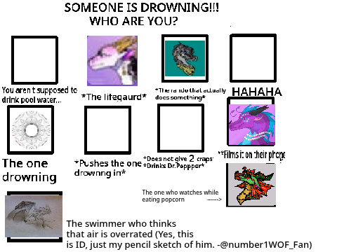 SOMEONE IS DROWNING!!! WHO ARE YOU?!?!?! remix remix remix