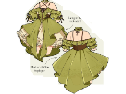 Rae's dress