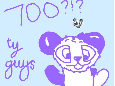 TY for 700 followers!