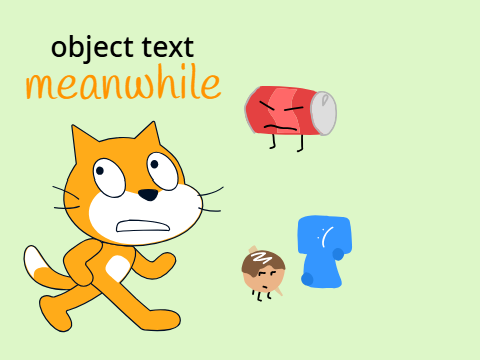 Object Text Meanwhile #9