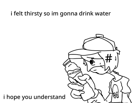 drinking for real