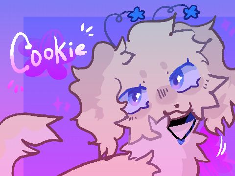 My side of the ArtTrade w/@The_Majestic_Cookie!!