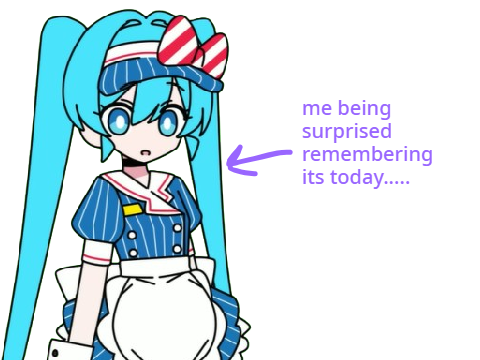 1 year anniversary or smth........