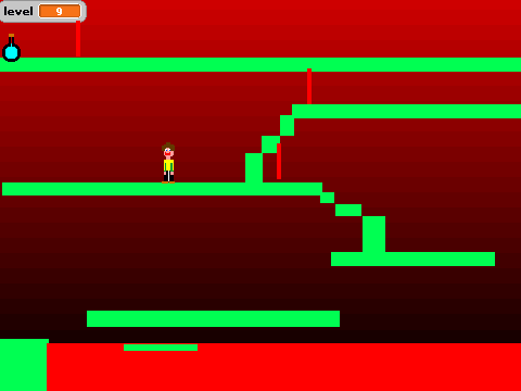 miniman in the lava world