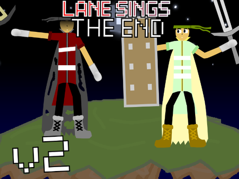 Lane sings The End