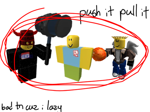 push it pull it! || roblox