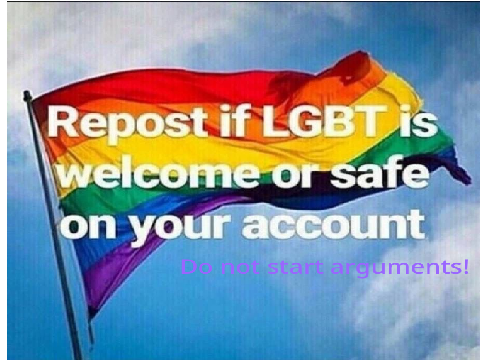 Remix if LGBT is welcome or safe on your account! remix remix remix remix