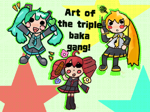 Miku, Teto, and Neru
