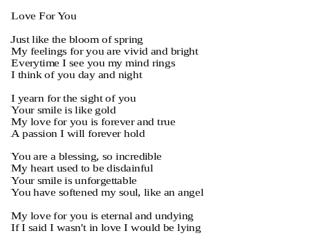 Love For You