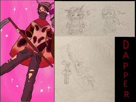 Arecoreteh OC intros! Plus little writing bits with them :D