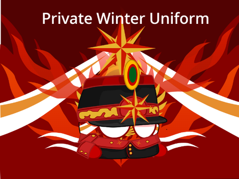 Winter uniform of soldiers
