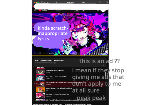 youtube gave me a vocaloid ad ? :0