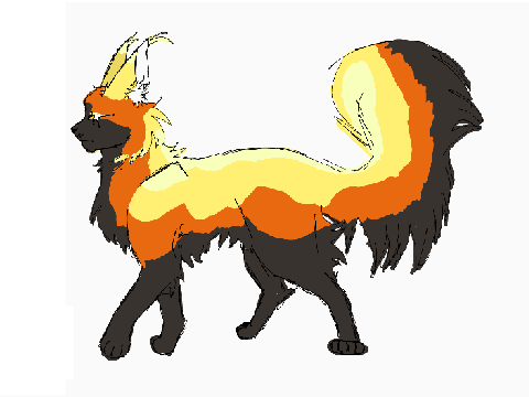 Morningpelt's design // my oc