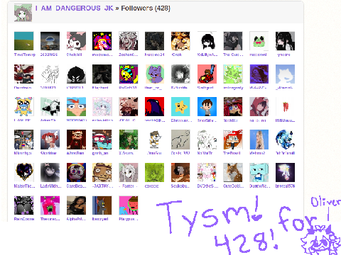TYSM FOR SO MUCH FOLLOWERS 
