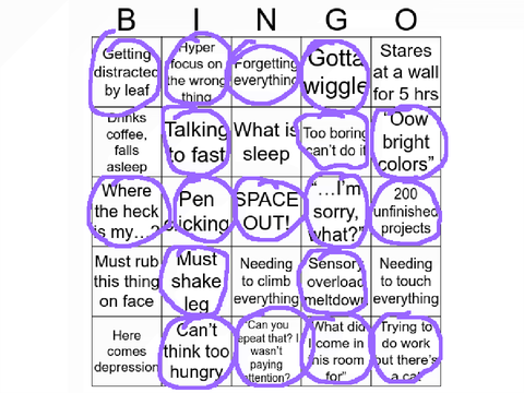ADHD Bingo remix