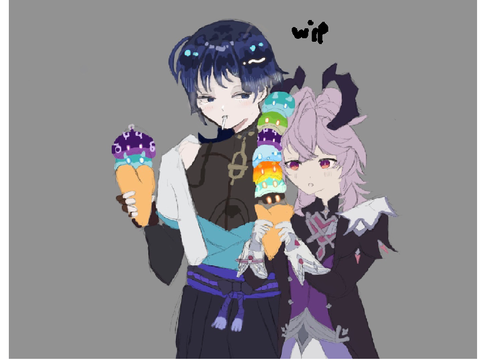 My wips + old art ;-;