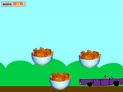 Falling chips 