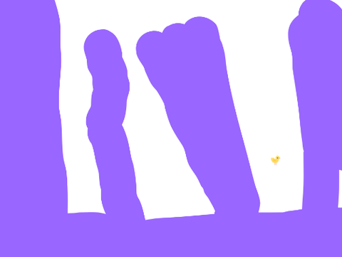don't touch the purple