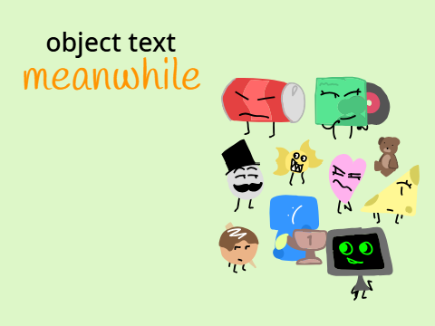 Object Text Meanwhile #10
