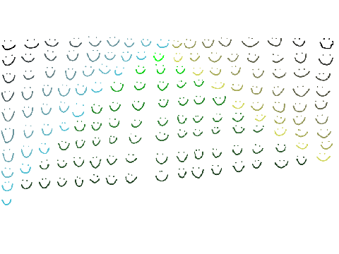 Smiley faces
