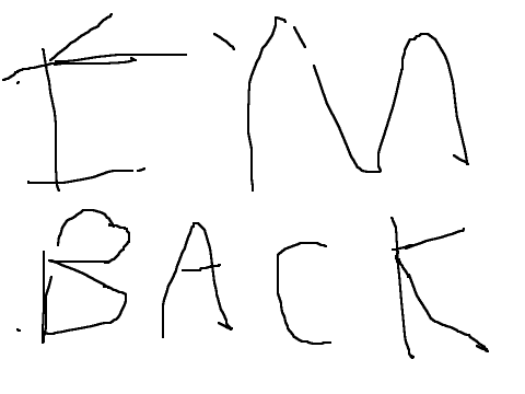 I'm alive and Back!