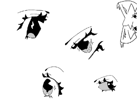 eye drawings.