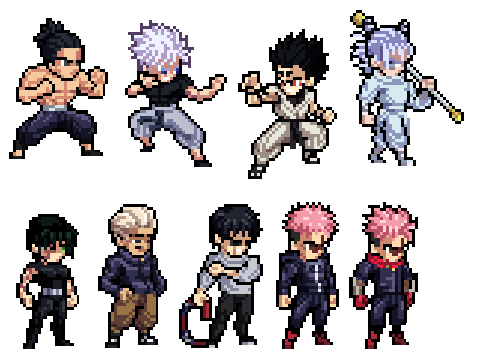 Jujutsu Kaisen Sprite Pack