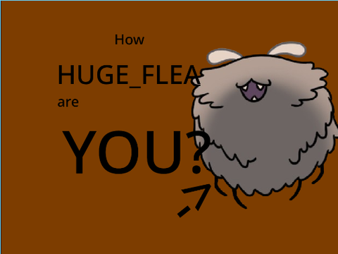 how huge_flea are you?