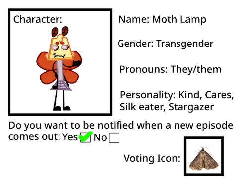 TCCTSC 0A: SIGNUP Moth Lamp