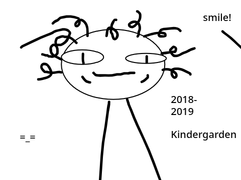 my kindergarden picture
