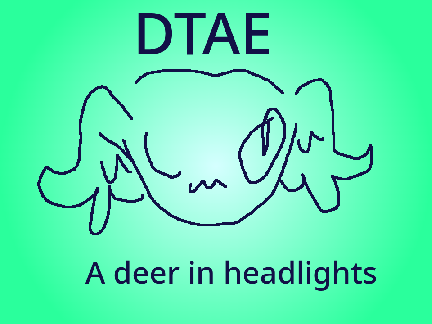 A deer in headlights