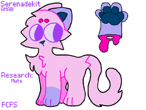 He's so tuff for being pink (i got him and im so happy)