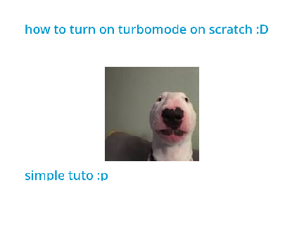 how to turn on turbomode! (Steven2PM)