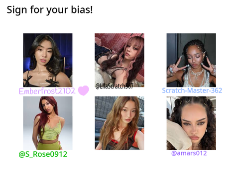 Sign for your bias!!! remix remix remix