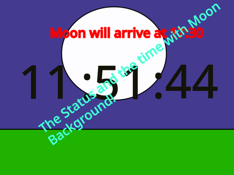 The Status and the Time of the Moon